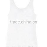 Fashion Street Personality Pattern Water Print Women Tank Top(White) thumbnail-3