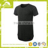 Custom High Quality Hip Hop Light Weight Oversized Longline Blank Couple T-shirt thumbnail-1