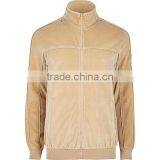 Men's Camel Velour Track Jacket thumbnail-4