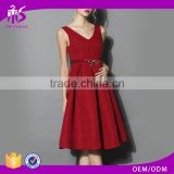 2016 Guangzhou Shandao Summer Sleeveless Sexy Beautiful Elegant Printed Women Casual Dresses