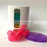 tv Hot Sell Cylindroid 7 Day Rainbow Medicine Dispenser Vitamins Drawer Case thumbnail-2
