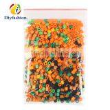 Diyfashion 5mm Hama Perler Fuse Beads Round Pumpkin Set With Puzzle Iron Paper and Twezzer Hama Beads Toys for Kids 18089 thumbnail-3