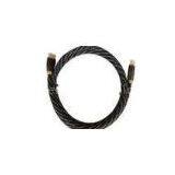 3D 19 Pin 1.4v HDMI Cable Digital Transfer 10.2Gbps Red / Black thumbnail-1