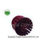 Red Led Round Anodized Heat Sink For Downlighting Radiator , Cold Forging thumbnail-1