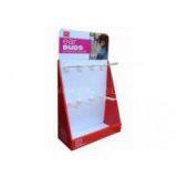 Varnish Customized Ear Buds Cardboard Counter Displays ENCD001 Easy to Carry and Store