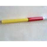 high quality fiberglass tube, yellow painted glass fiber tube