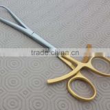 Orthopedic Bone Holding Forceps Clamps 8" Gold Plated Bone Surgery Instrument