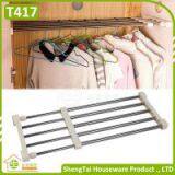 Wholesale Home Wardrobe Use Extendable Storage Shelf thumbnail-2