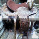 Western Hand Carved Tooling Saddle thumbnail-1