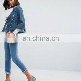 Denim Jacket Womens Fashion Jacket Denim Jackets for Lady thumbnail-4