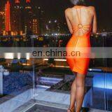 Amigo 2017 Runway Dresses Women Backless Sexy Summer Dress thumbnail-3