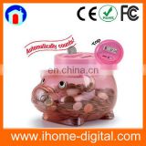 Piggy Bank with Coin Counter
