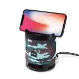 HF-U6 Cloth Art Wireless Bluetooth Speaker Portable Plug-in Card Display Subwoofer Mobile Phone Stand Gift Speaker Box thumbnail-3