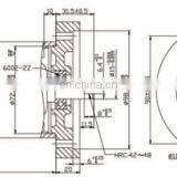 Long Life Low Noise dc Motor Electric 12 Volt 800w for Forklift thumbnail-6
