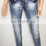 DiZNEW 2019 OEM ODM Wholesale Custom USA Women's Jeans Pants Crush Jeans thumbnail-7