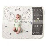 New Design Kids Blanket Super Soft Flannel New Baby Towel Baby Milestone Blanket thumbnail-4