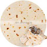 71Inch Burrito Tortilla Beach Towel Blanket for Baby Adult thumbnail-2