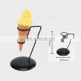 Fake Snack Decoration Props Simulation Dummy Ice Cream Waffle Cone Sample Mould Display With Snack Rack thumbnail-1