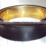 Wooden Bangle With Brass Framing 10860 thumbnail-3