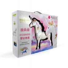 Realistic Unicorn Action Figure Western Mythology Creature 3D Unicorn Figure White Horse With Spiral Horn Horse Model Toys thumbnail-3