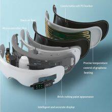 Wireless Air Pressure Vibration Digital Eye Massager Vibration Magnetic Acupuncture Therapy Relief Heat Compress Eye Mask thumbnail-2
