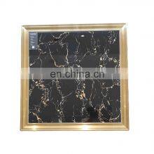 Black and Golden Color Glossy Glazed Marble Porcelain Tiles Flooring and Wall Tiles