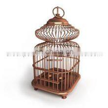 Copper Antique Metal Handmade Bird Cage thumbnail-1