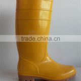 2016 top quality yellow pvc boots for rain boots