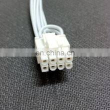 White 8pin Sleeved Pcie Splitter Female to Dual 8P(6+2)pin Male Power Cable Express Adapter Power Cable thumbnail-4