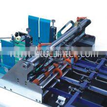 UTM800A CE Approval Certificate Automatic Toy Paper Display Box Window Patching Gluing Machine With Corner V Cut and Creasing thumbnail-2