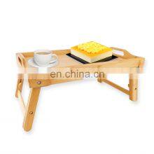 Bamboo Bed Tray For Eating Breakfast Trays For Bed Serving Trays With Handles Food thumbnail-1