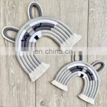 Hot Sale Macrame Animal Character, Raccoon Nursery Decor Boho Nursery Baby Room Wall Decoration Vietnam Supplier thumbnail-3