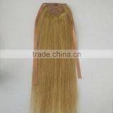 Remy Human Hair Drawstring Ponytail Hair Extension for Black Women thumbnail-5