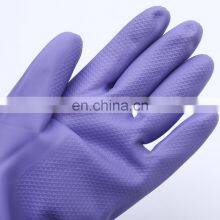 Long Sleeve Rubber Household Waterproof Cleaning Dish Washing Kitchen Latex Gloves thumbnail-3