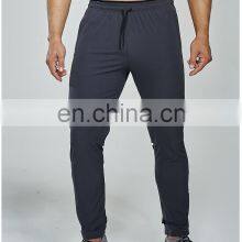 Quick Dry Elastic Drawstring Waist Sports Gym Pants With Zip Side Pocket Reflective Stripe Men's Workout Training Jogging Wear thumbnail-5