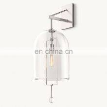 Custom Luxury Blown Glass Wall Lamp FULCRUM SCONCE for Villa Living Room thumbnail-4