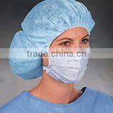 Disposable Surgical Nonwoven Bouffant Cap PP 10gsm White Round Caps 18" 21" 24"