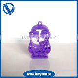 2015 Particular small silicone keychains/ charms pendants/ Pierced pendants