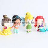 5cm Disney Princess Doll 3D Cartoon Model Figure Toy thumbnail-1