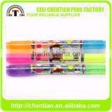 China Manufacturer Plastic Highlighter Pen With Logo thumbnail-1