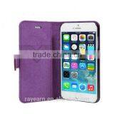 Leather PhoneCase for IPhone 5s Premium Protective Wallet Leather Cover With Credit Card Slots, Flip Book Cover With Kickstand