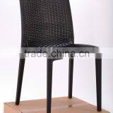 High Quality Dining Room PP Plastic Rattan Chair thumbnail-3