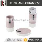 Fashion Purple Ceramic Bathroom Accessories Set thumbnail-1