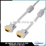 Xinya factory best price New 1.5m 3m VGA Cable Male to Male Extension Monitor Cable