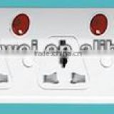 group sockets with switch/extension socket with shutter