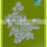 Embroiedered Jacquard lace flower CJM010C4