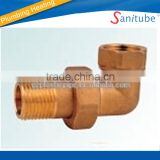 brass fitting male female union elbow
