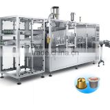 rotary type k-cup automatic coffee capsule filling sealing machine/rotary type nespresso coffee capsule filling sealing machine