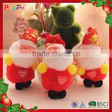 Partypro 2015 New Product Christmas Toy Funny Small Flannel Santa Claus thumbnail-1