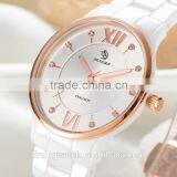 2015 Charming Elegant Vogue Ceramic Watch for Women Quartz Movt Lady Watch, Diamond Watches thumbnail-1
